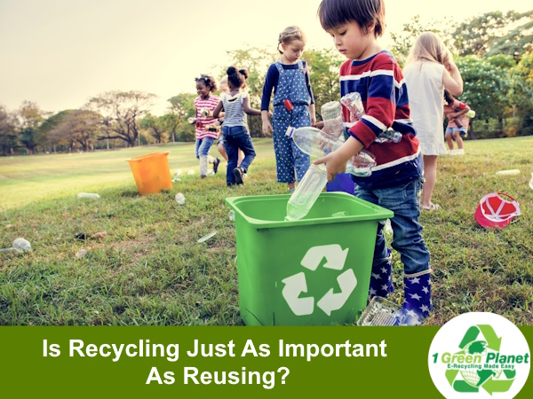 Is Recycling Just As Important As Reusing?